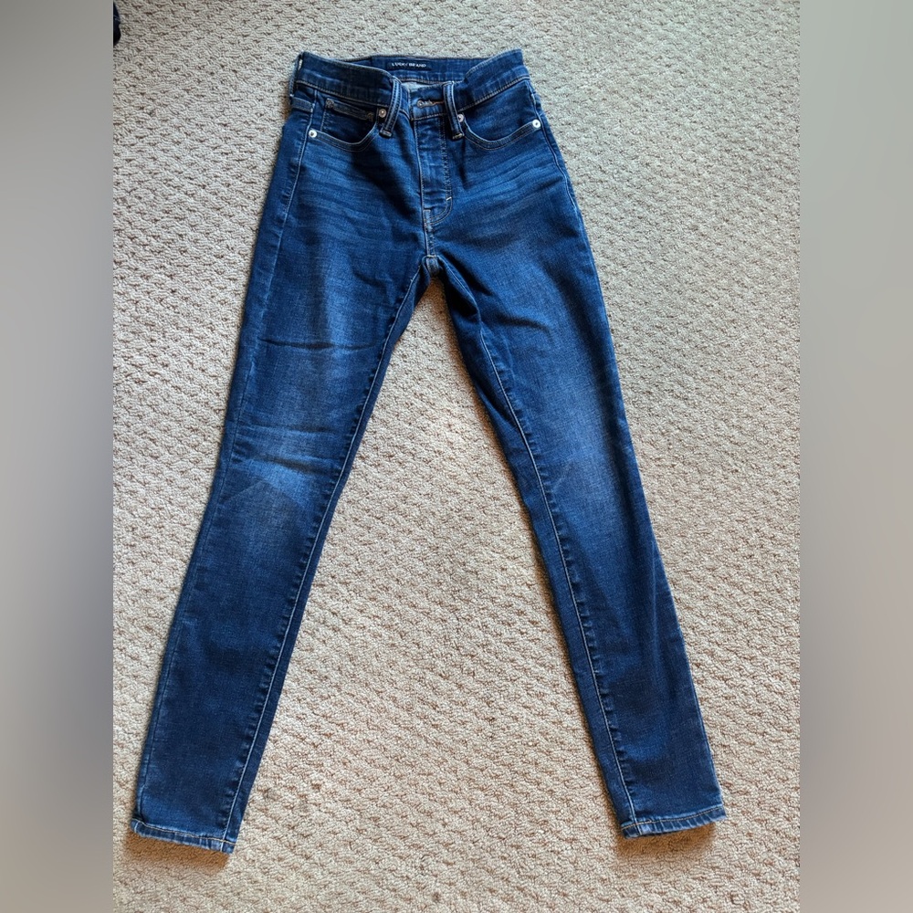 Lucky Brand High Rise Skinny Bridgette Jeans Sz 0/25 R